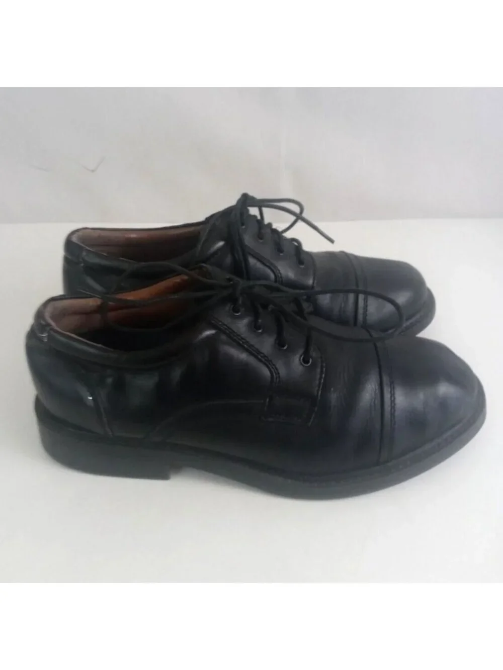 Puritan Men's Black Leather Oxford Dress Shoes Size 9